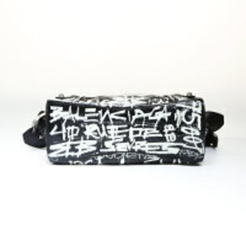 Balenciaga Neo Cagoll Graffiti City Handbag Black - Picture 7 of 11